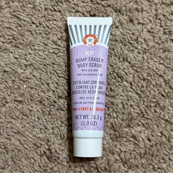 3 for $15 - NEW First Aid Beauty KP Bump Eraser Body Scrub 10% AHA - Picture 2 of 5